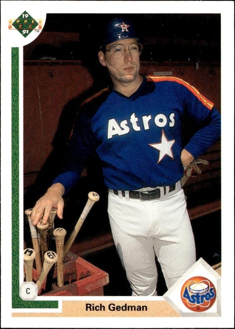 1991 Upper-Deck Low Number Rich Gedman #588 trading card