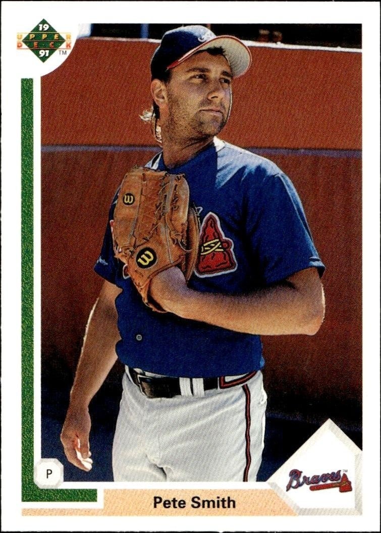 1991 Upper-Deck Low Number Pete Smith #622 trading card