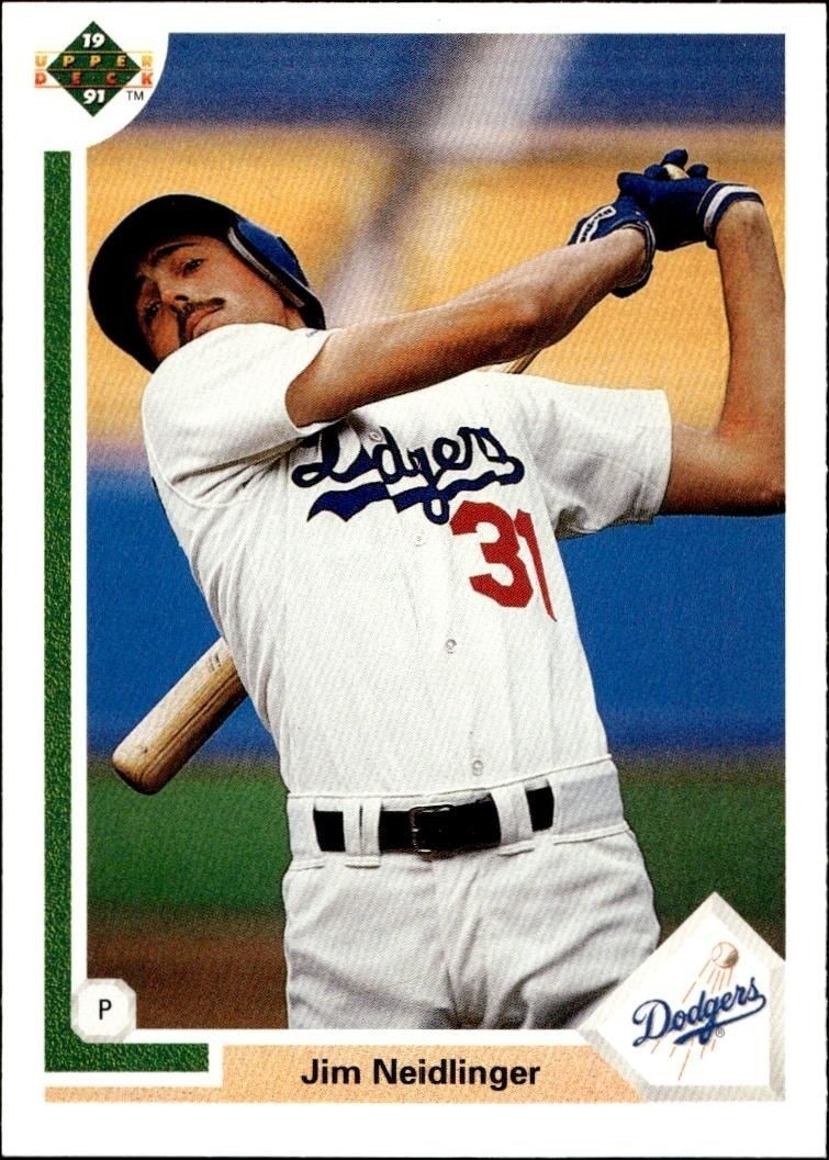 1991 Upper-Deck Low Number Jim Neidlinger #632 trading card