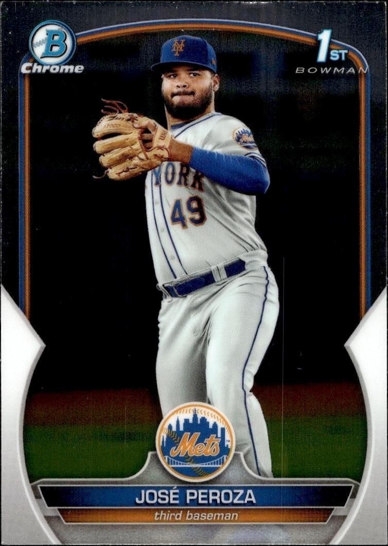 2023 Bowman Jose Peroza #BCP-149 trading card