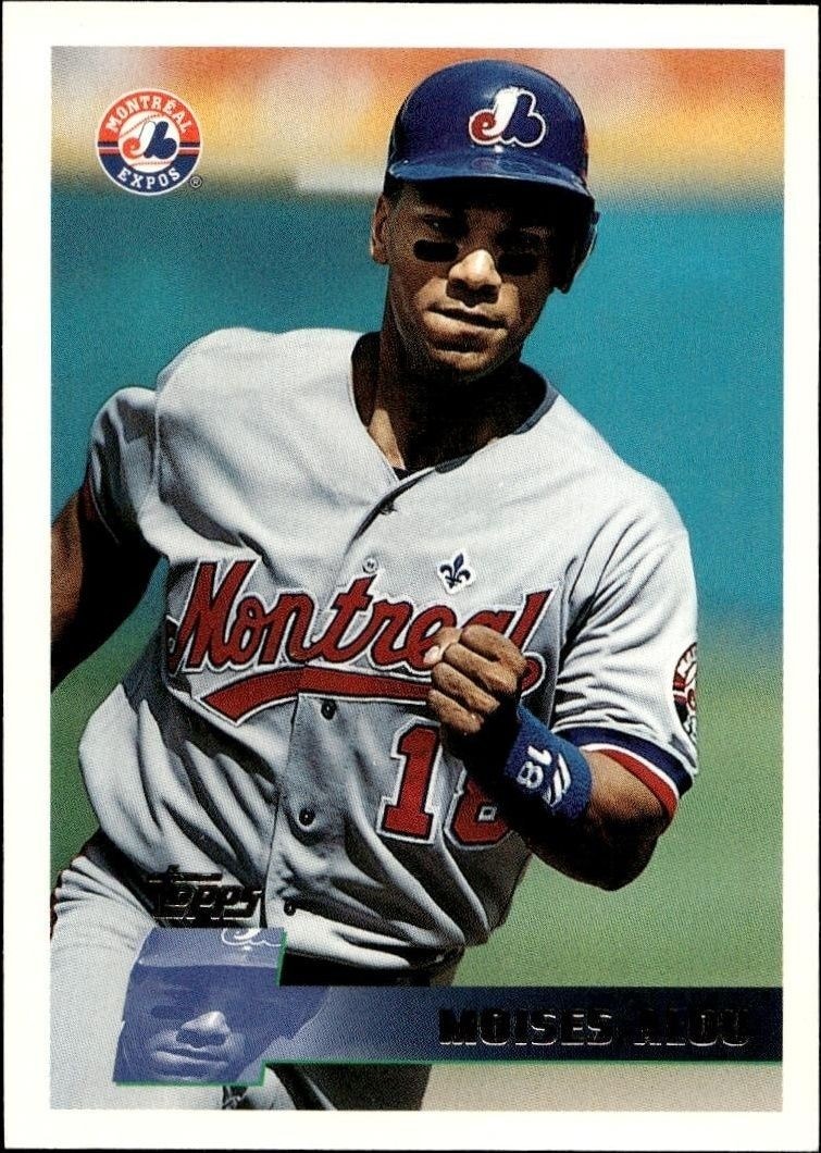 1996 Topps Series 2 Moises Alou #309 trading card