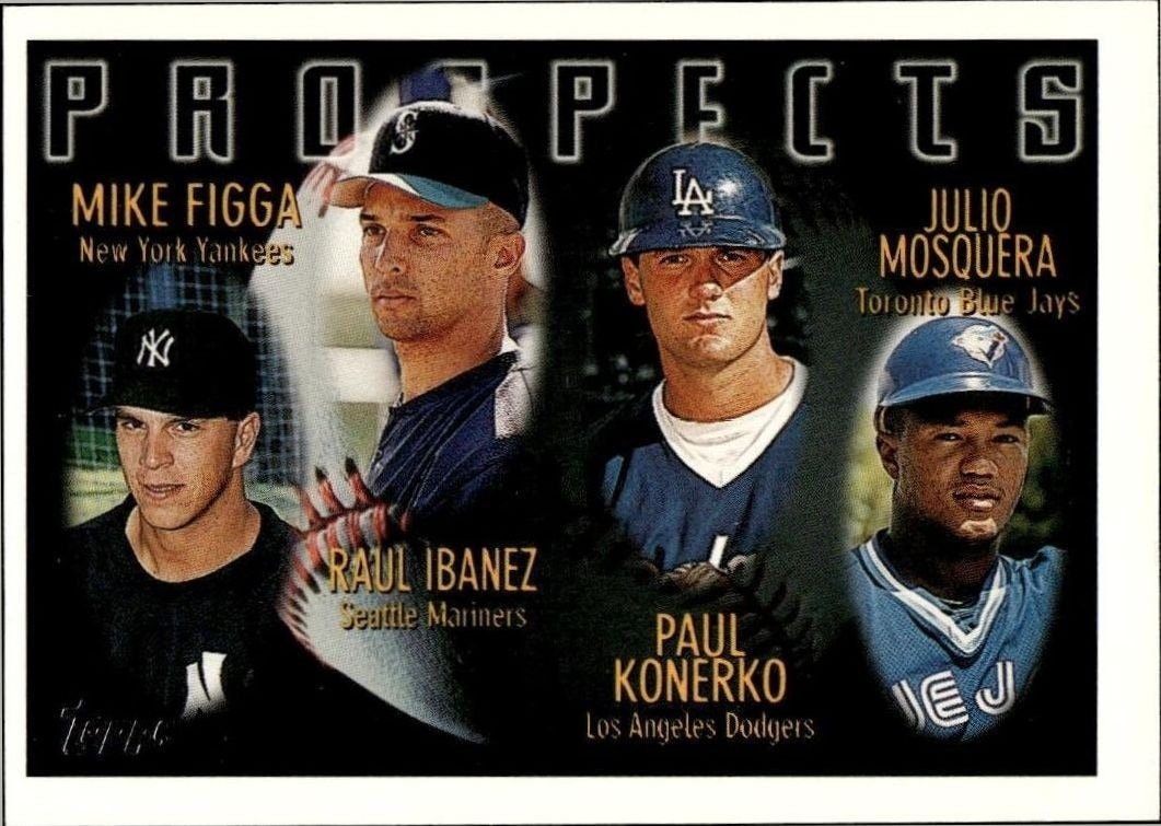 1996 Topps Series 2 Mike Figga #432 trading card