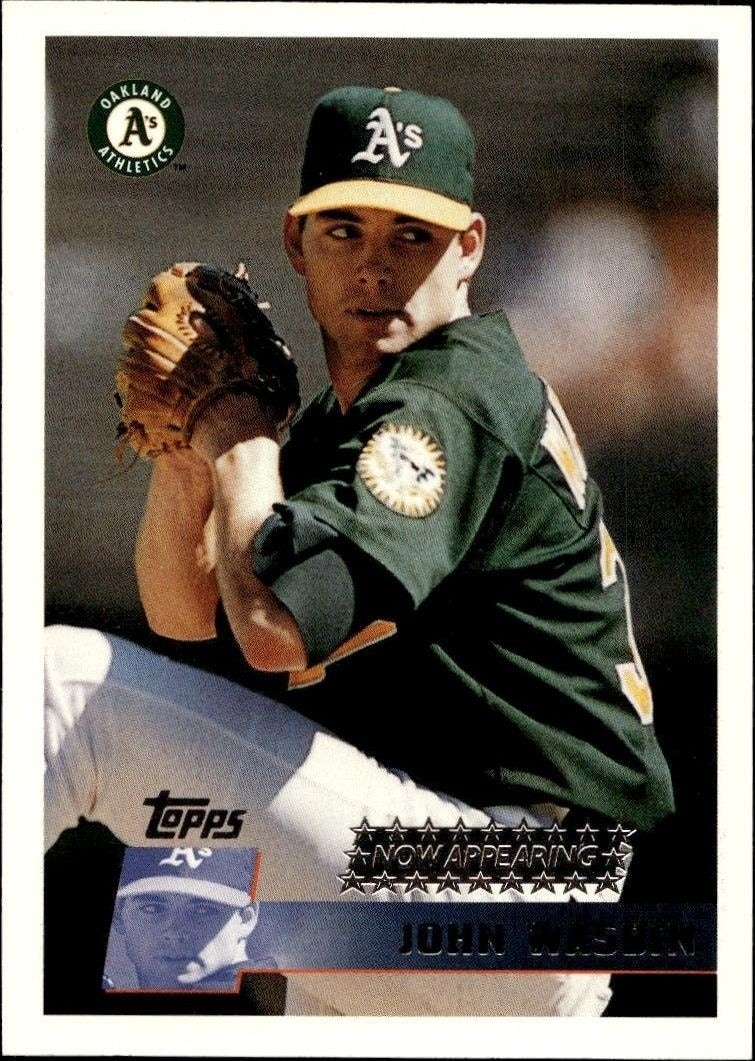 1996 Topps Series 2 John Wasdin #349 trading card