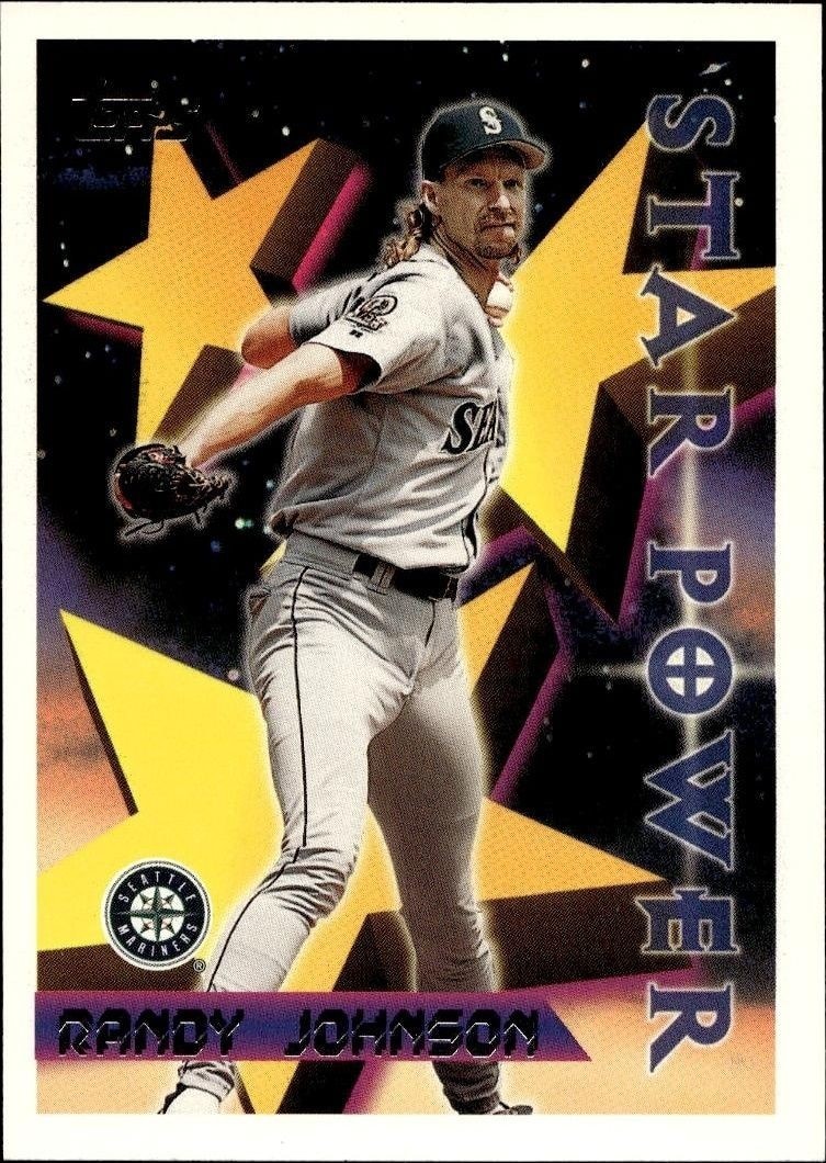 1996 Topps Series 2 Randy Johnson #224 trading card