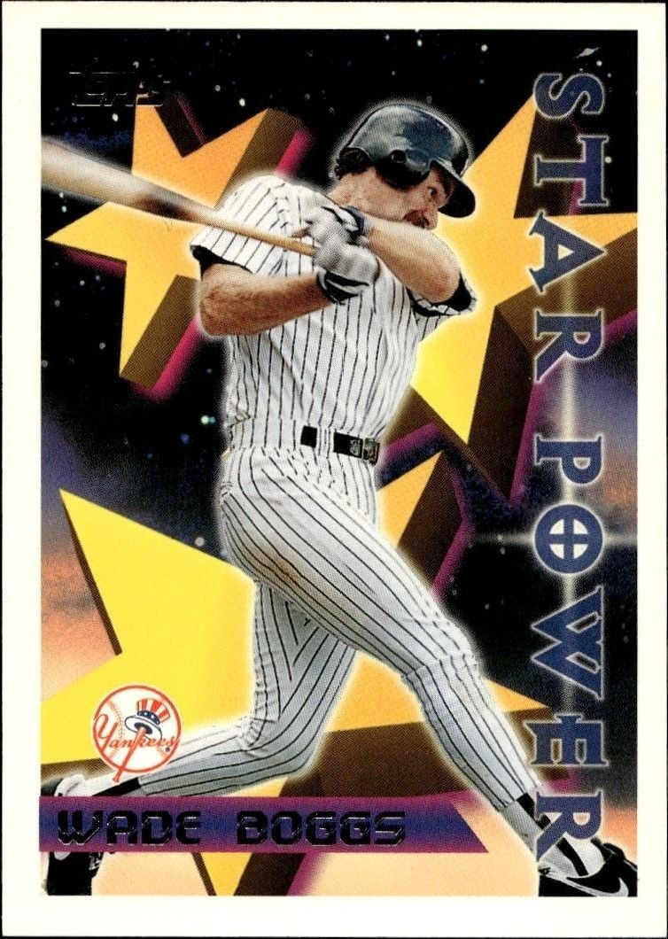 1996 Topps Series 2 Wade Boggs #225 trading card