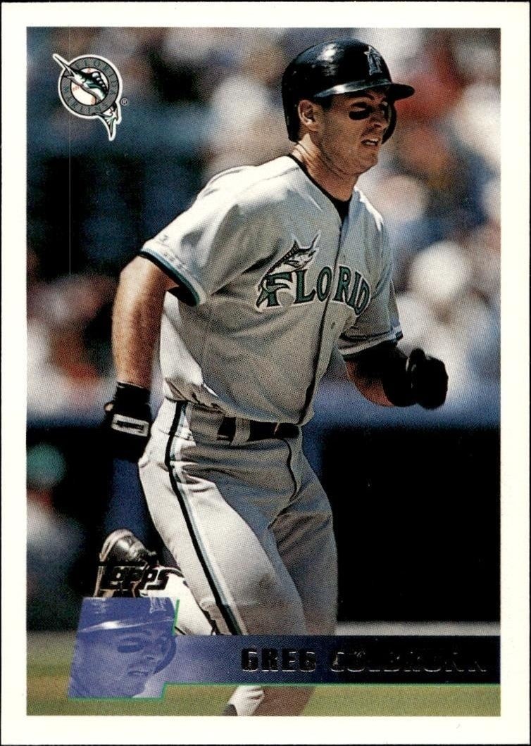 1996 Topps Series 2 Greg Colbrunn #408 trading card