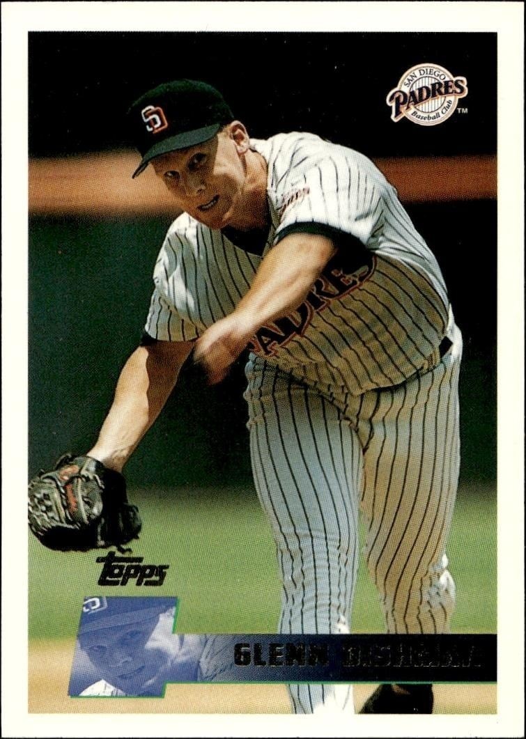 1996 Topps Series 2 Glenn Dishman #410 trading card