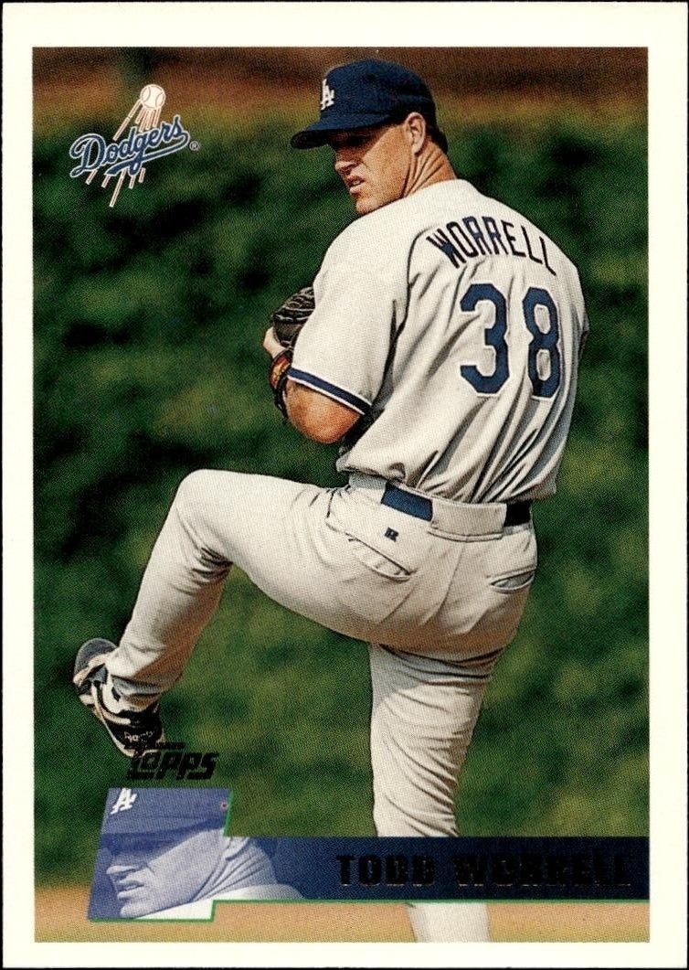 1996 Topps Series 2 Todd Worrell #412 trading card