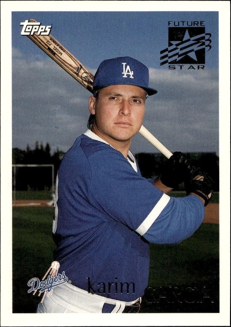1996 Topps Series 1 Karim Garcia #217 trading card