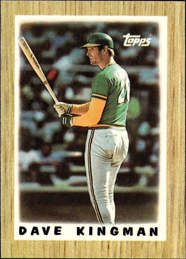 1987 Topps Minis Dave Kingman #69 trading card
