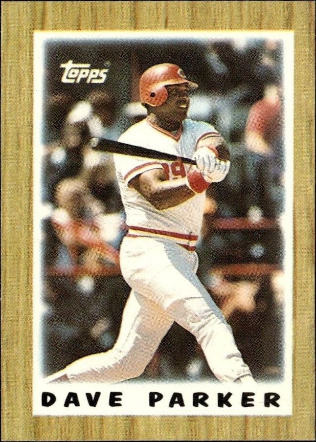 1987 Topps Minis Dave Parker #6 trading card
