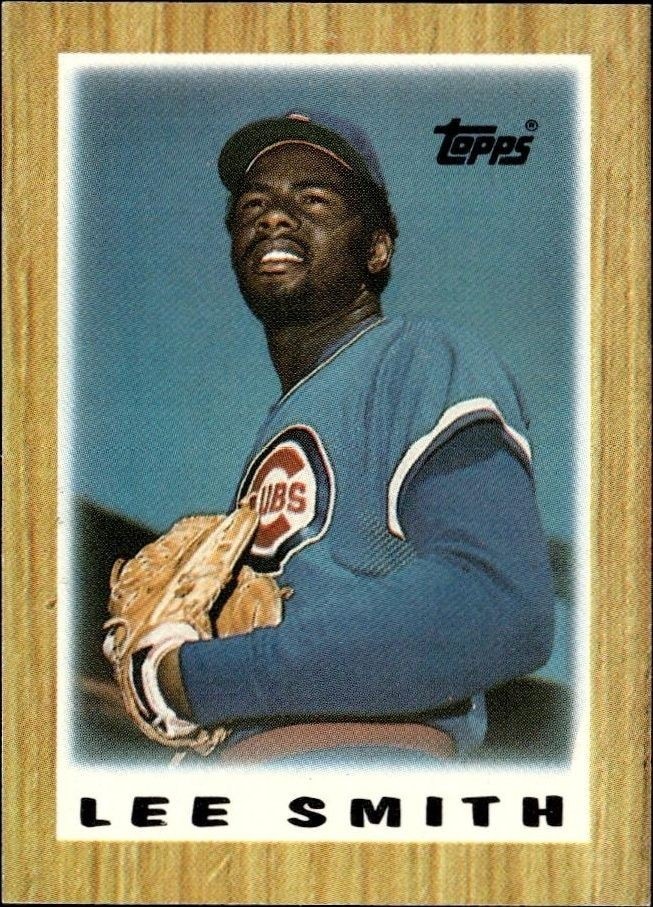 1987 Topps Minis Lee Smith #3 trading card