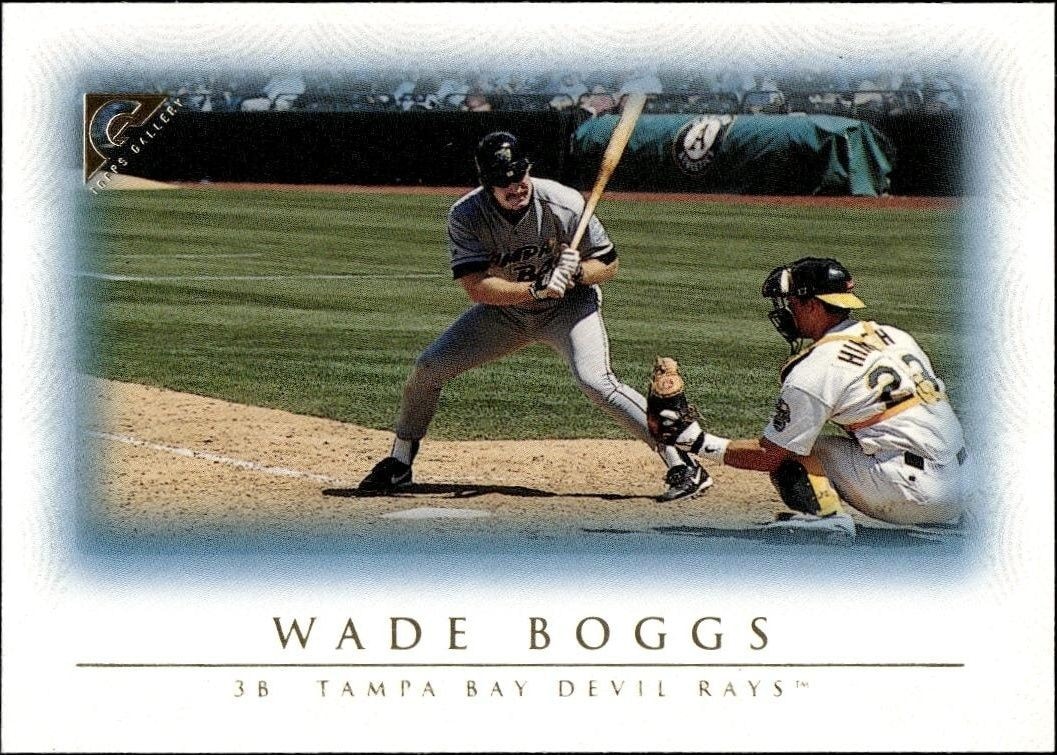 1999 Topps Gallery Wade Boggs #25 baseball trading card front