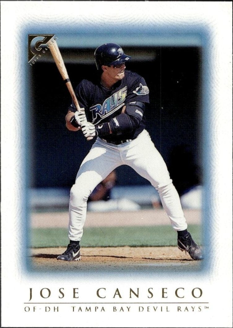 1999 Topps Gallery Jose Canseco #62 trading card