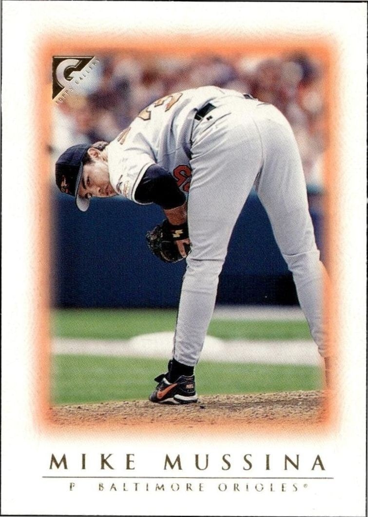 1999 Topps Gallery Mike Mussina #67 trading card