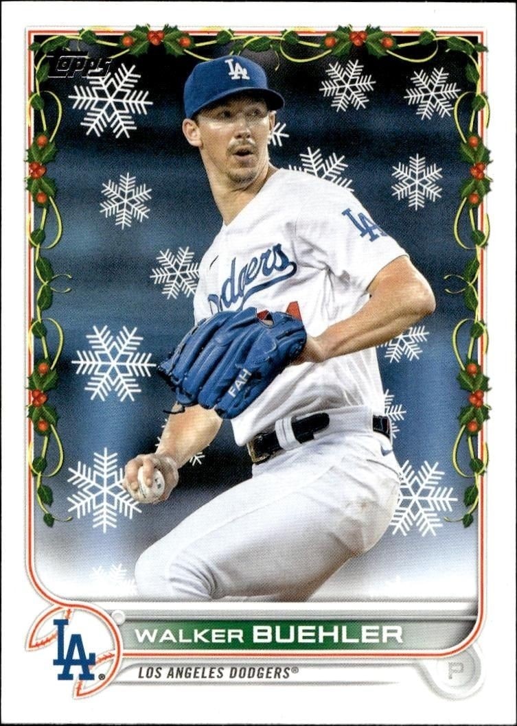 2022 Topps Holiday Walker Buehler #HW25 trading card