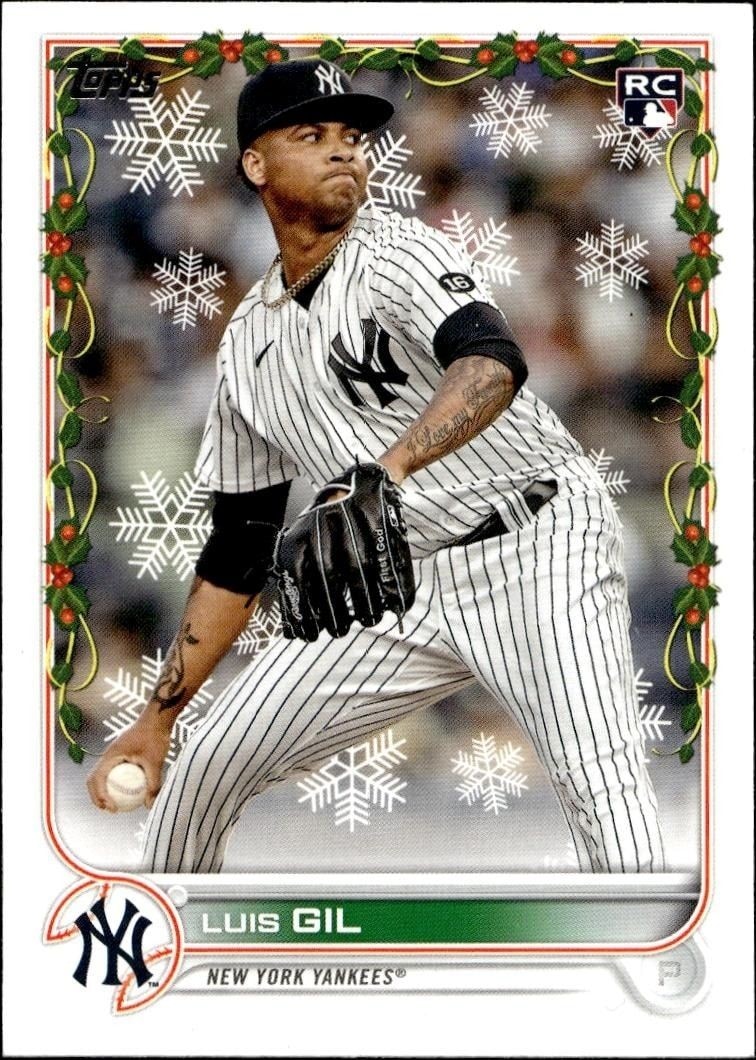 2022 Topps Holiday Luis Gil #HW9 trading card