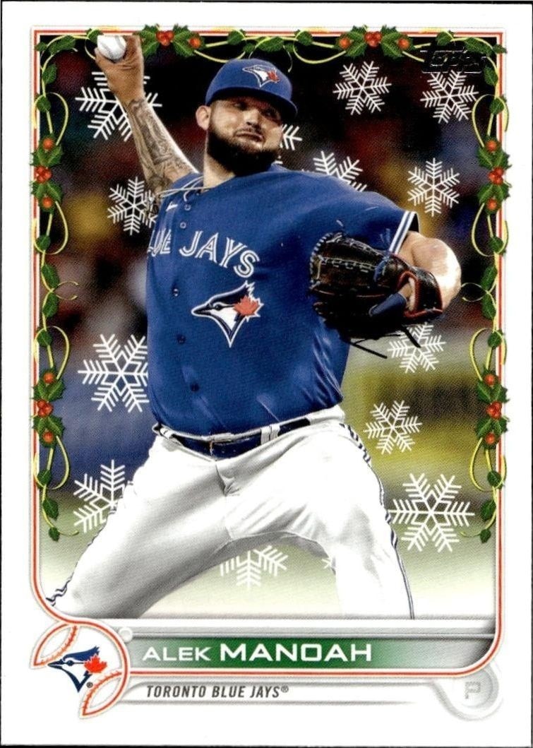 2022 Topps Holiday Alek Manoah #HW71 trading card