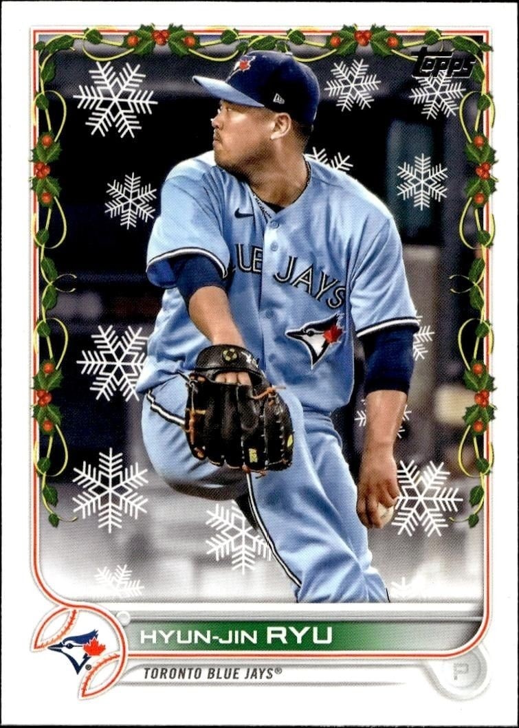 2022 Topps Holiday Hyun-Jin Ryu #HW152 trading card