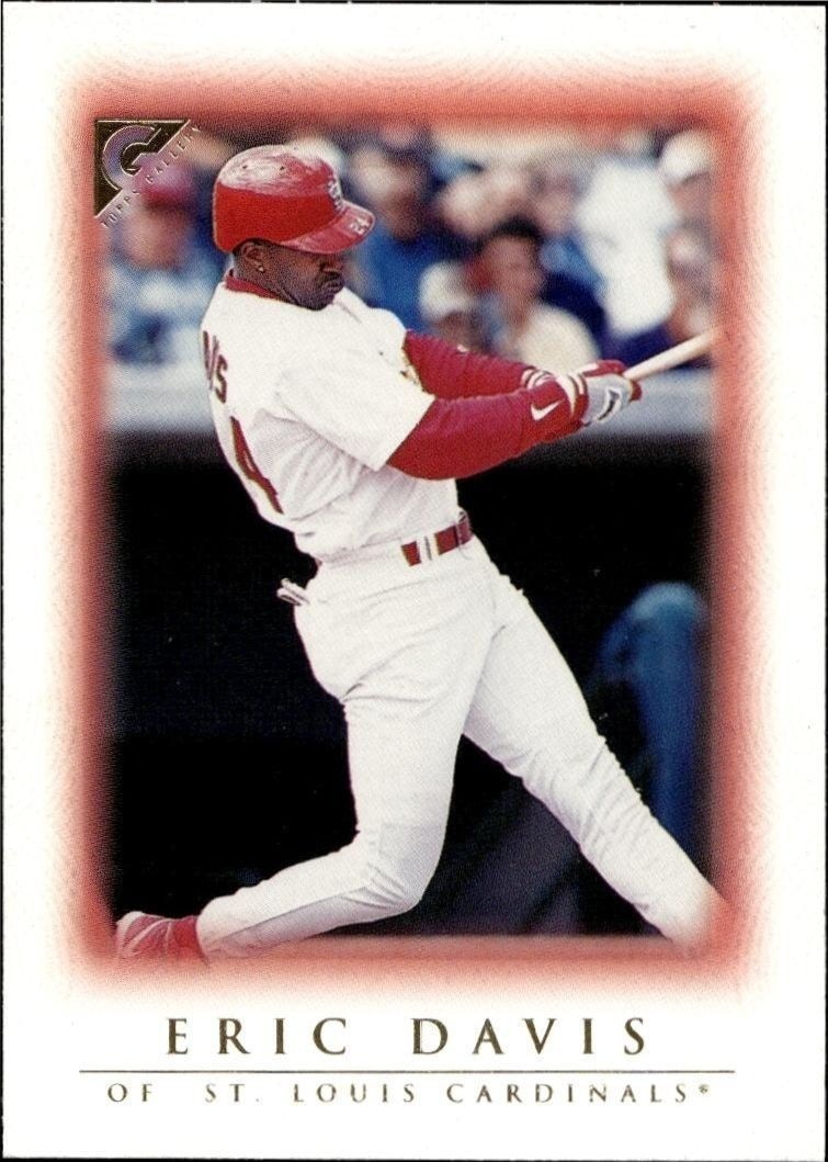 1999 Topps Gallery Eric Davis #37 trading card