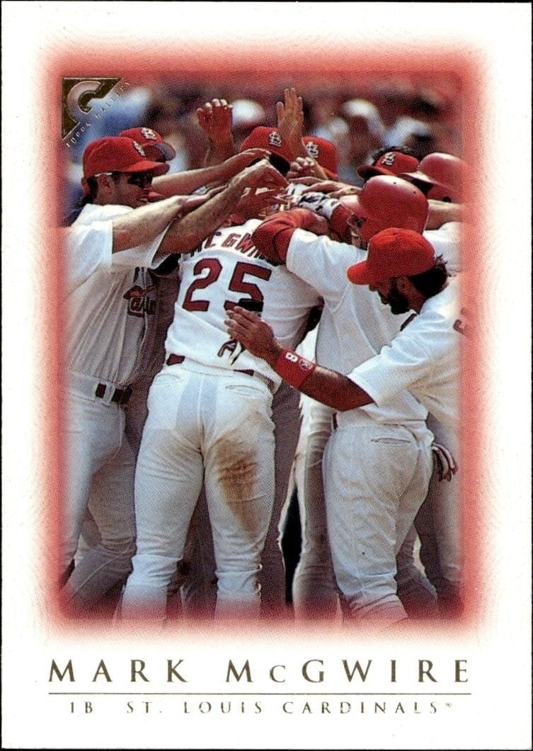 1999 Topps Gallery Mark McGwire #1 trading card
