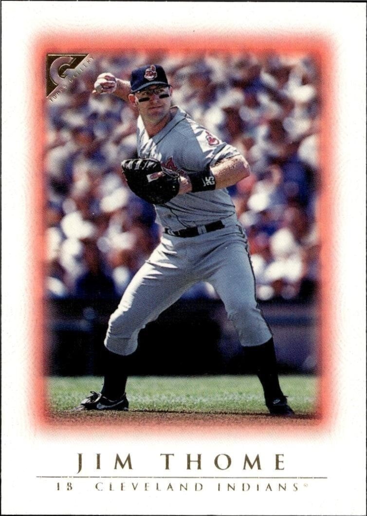 1999 Topps Gallery Jim Thome #2 trading card