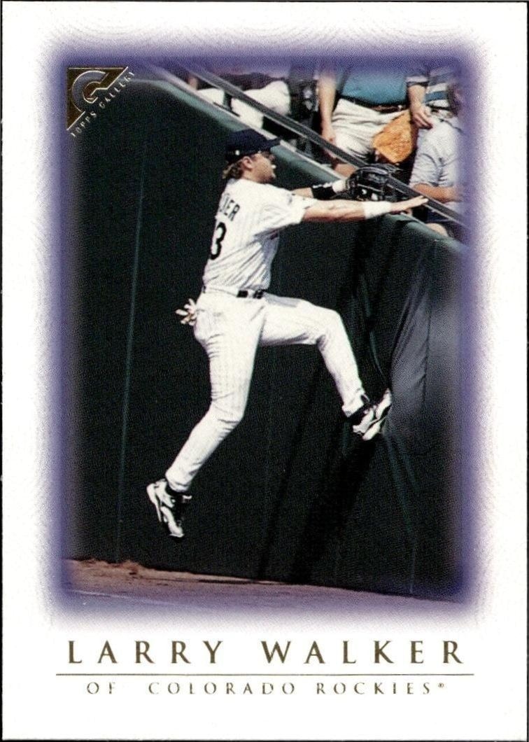 1999 Topps Gallery Larry Walker #4 trading card