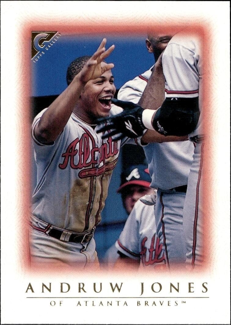 1999 Topps Gallery Andruw Jones #92 trading card