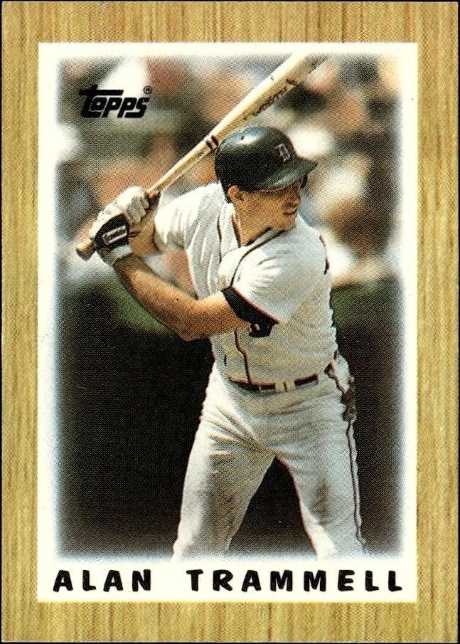 1987 Topps Minis Alan Trammell #56 trading card