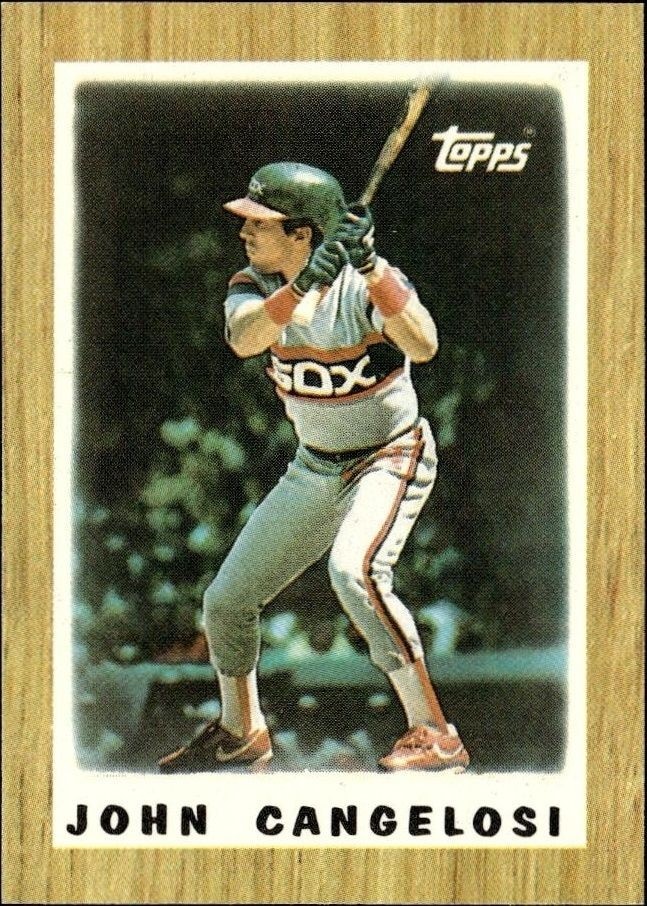 1987 Topps Minis John Cangelosi #49 trading card