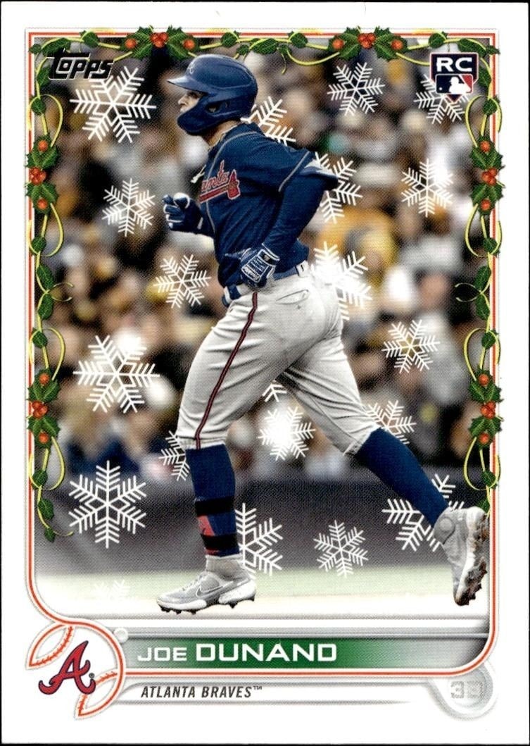2022 Topps Holiday Joe Dunand #HW7 trading card