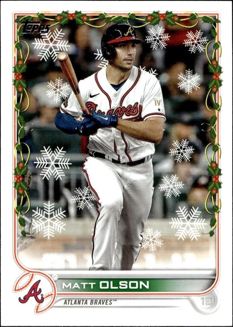 2022 Topps Holiday Matt Olson #HW160 trading card