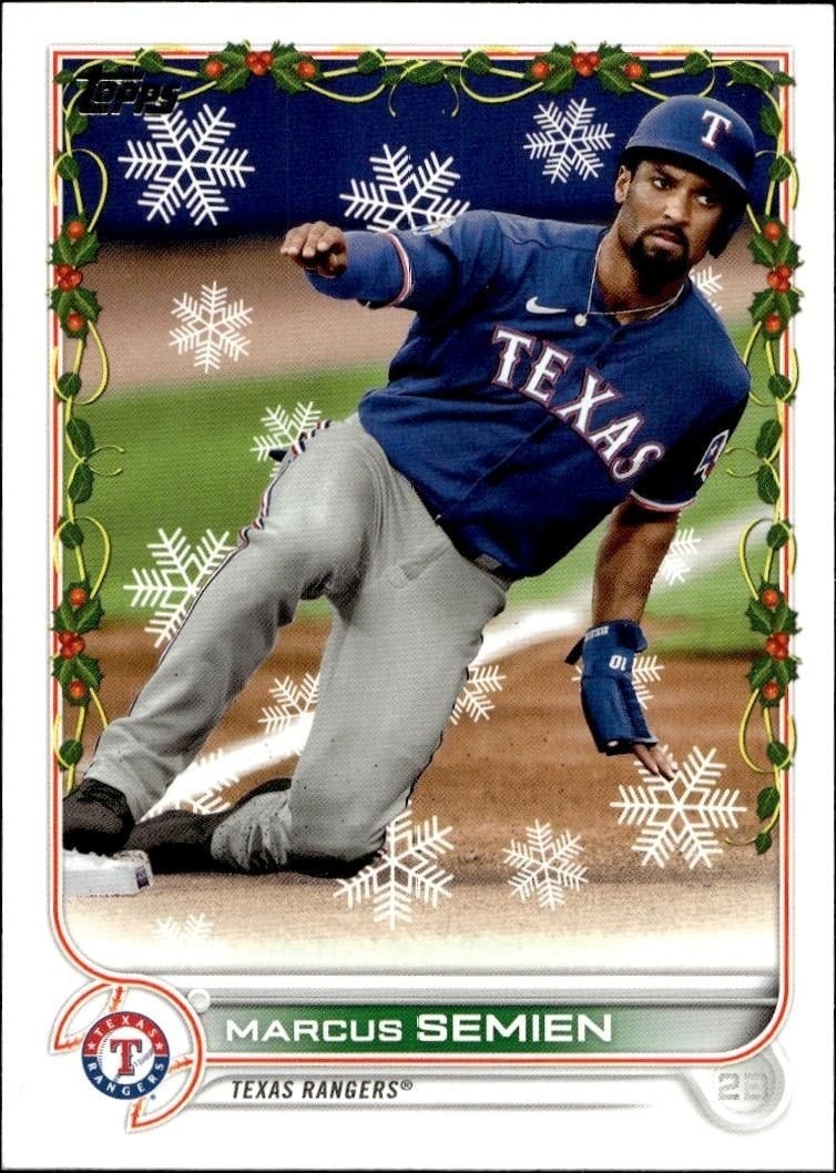 2022 Topps Holiday Marcus Semien #HW22 trading card