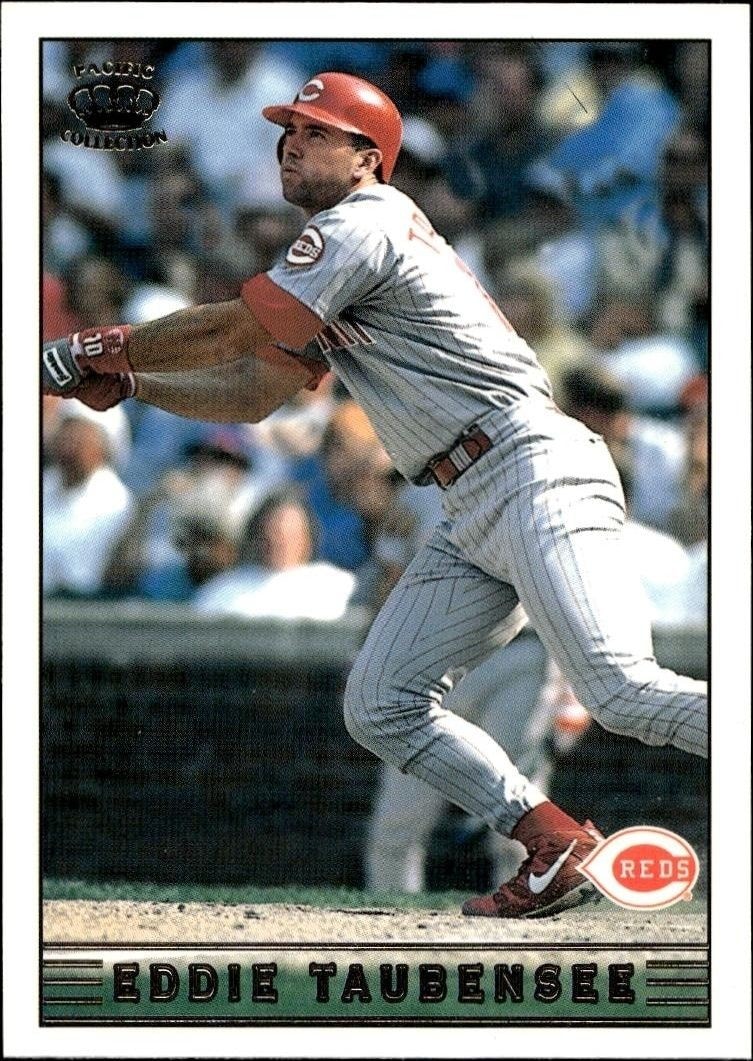 1999 Pacific Crown Collection Eddie Taubensee #80 trading card