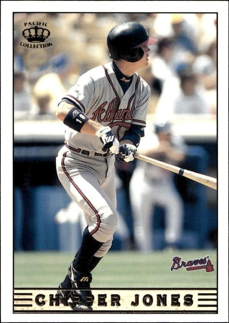 1999 Pacific Crown Collection Chipper Jones #25 trading card