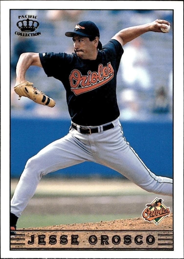 1999 Pacific Crown Collection Jesse Orosco #38 trading card