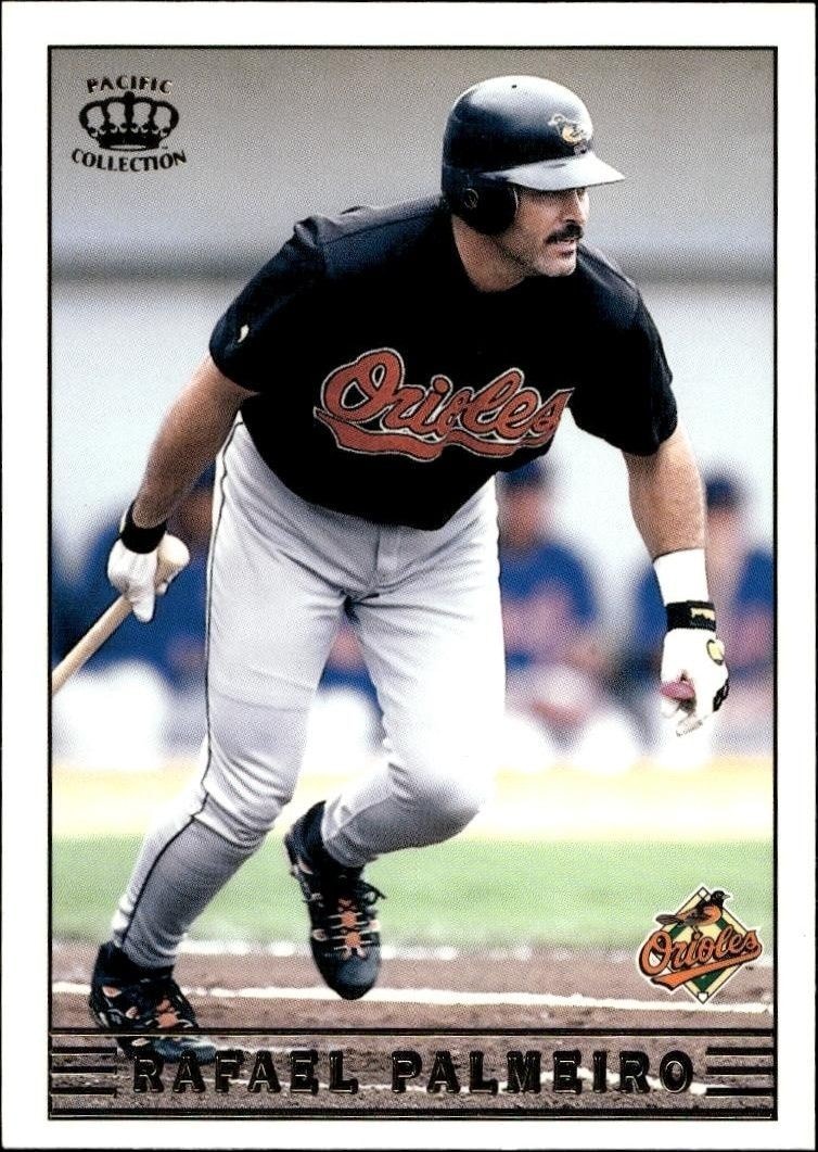 1999 Pacific Crown Collection Rafael Palmeiro #39 trading card