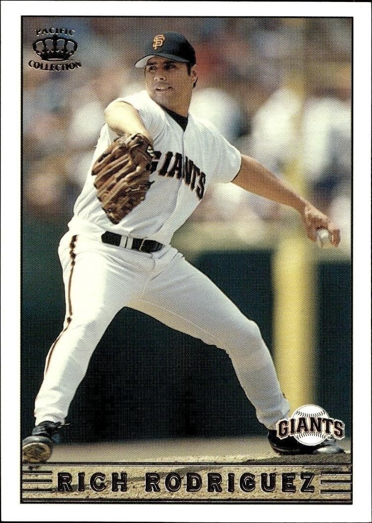 1999 Pacific Crown Collection Rich Rodriguez #256 trading card
