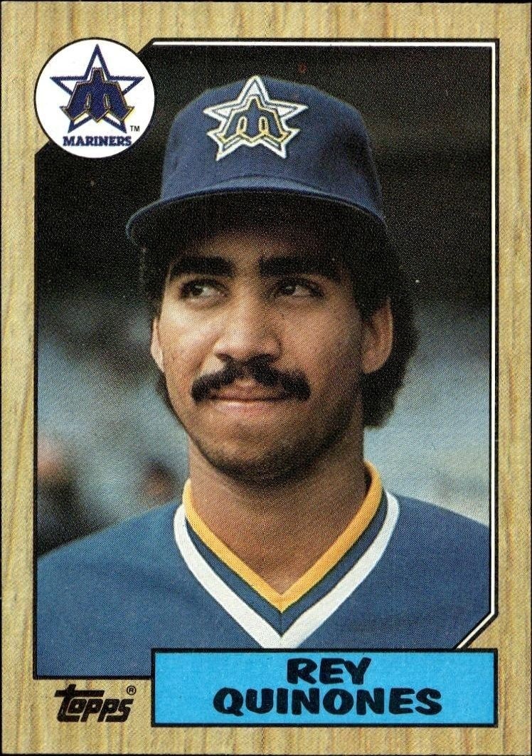 1987 Topps Rey Quinones #561 trading card
