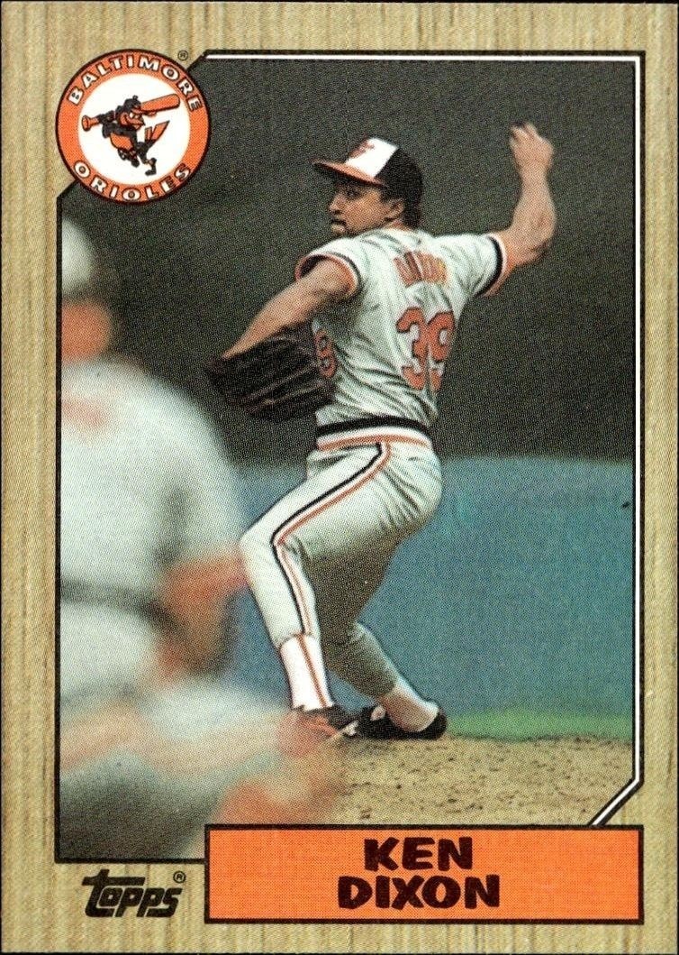 1987 Topps Ken Dixon #528 trading card