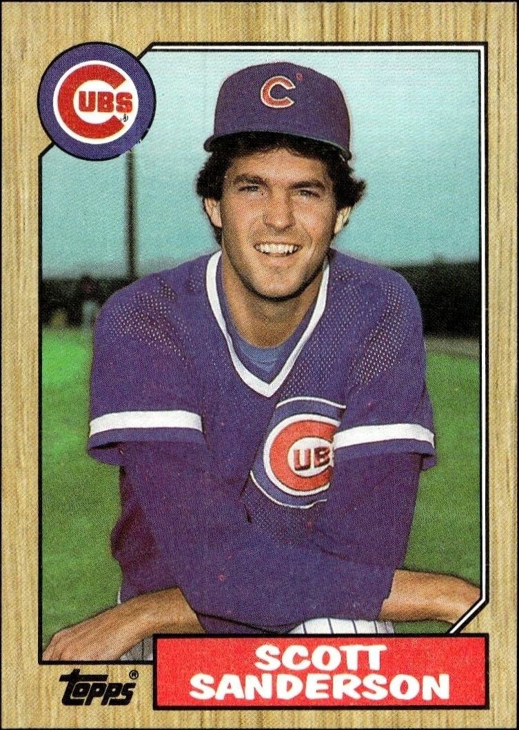 1987 Topps Scott Sanderson #534 trading card
