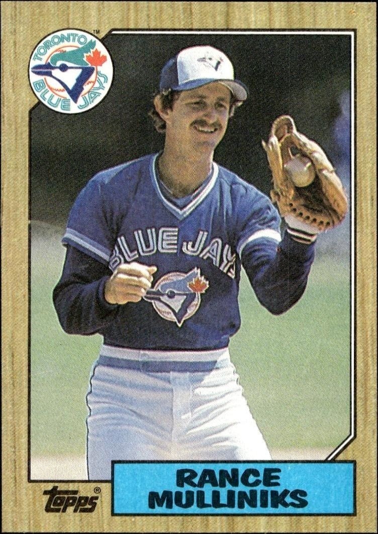 1987 Topps Rance Mulliniks #537 trading card