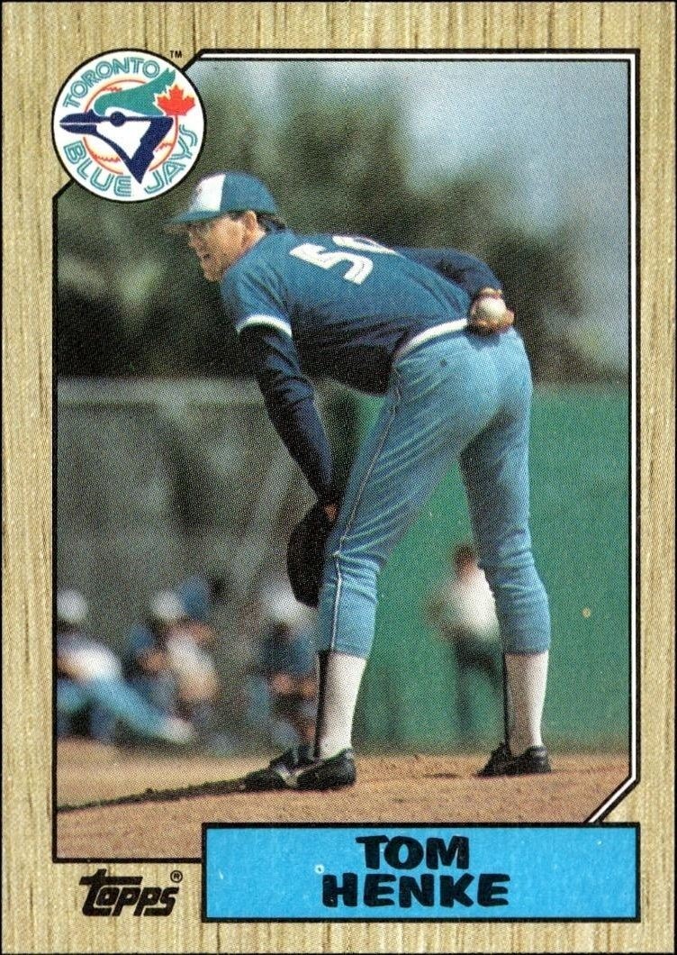 1987 Topps Tom Henke #510 trading card