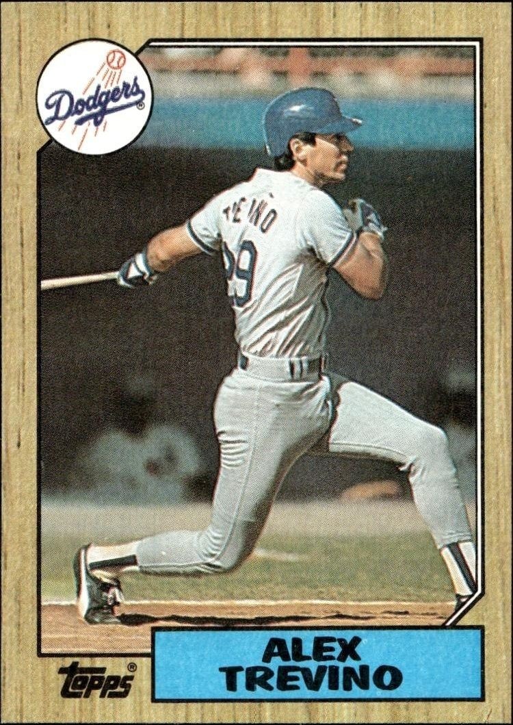 1987 Topps Alex Trevino #173 trading card