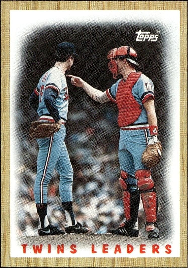 1987 Topps Minnesota Twins #206 trading card