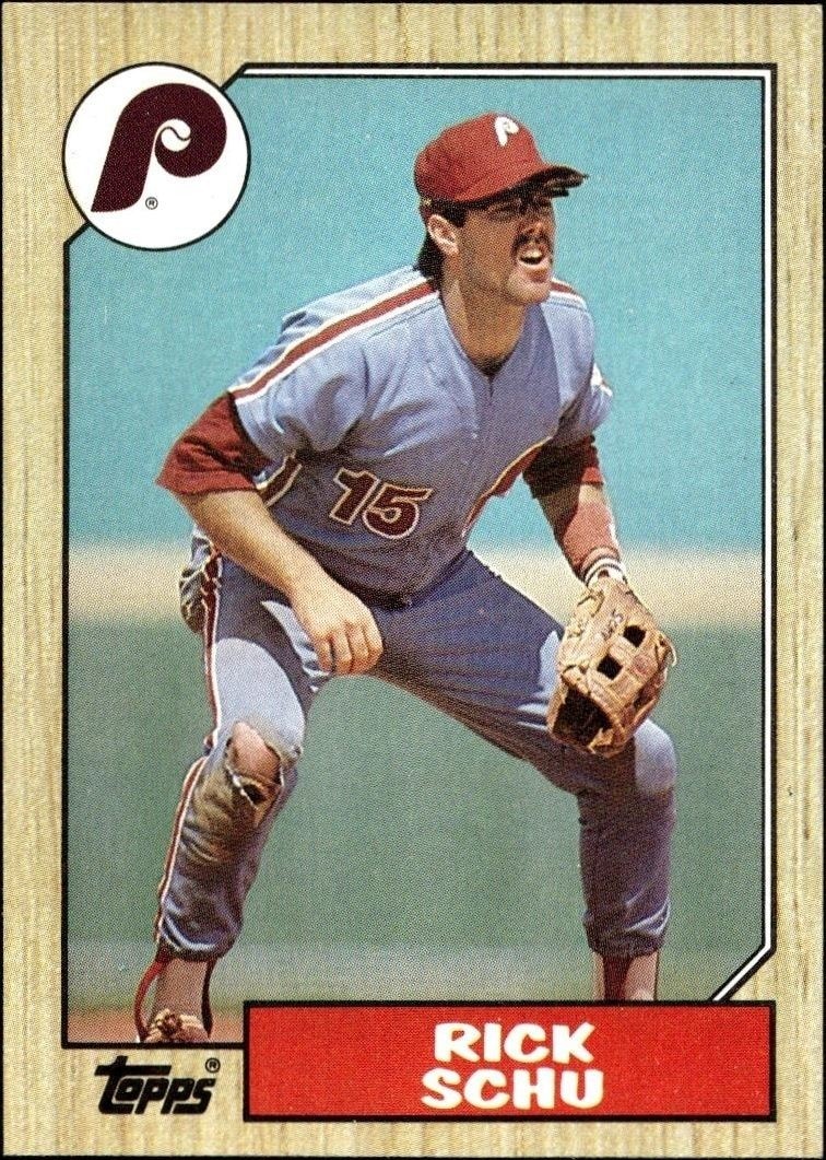 1987 Topps Rick Schu #209 trading card