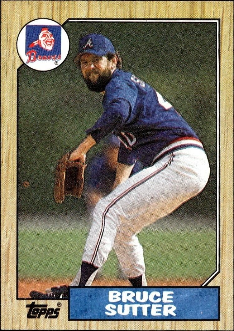 1987 Topps Bruce Sutter #435 trading card