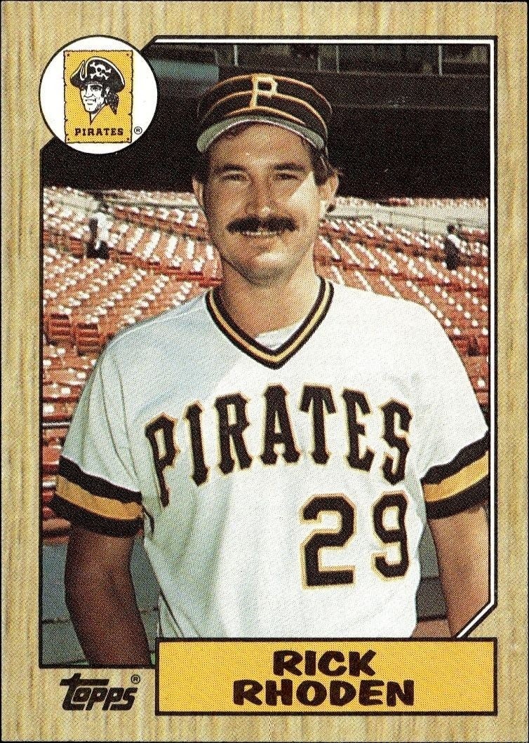 1987 Topps Rick Rhoden #365 trading card