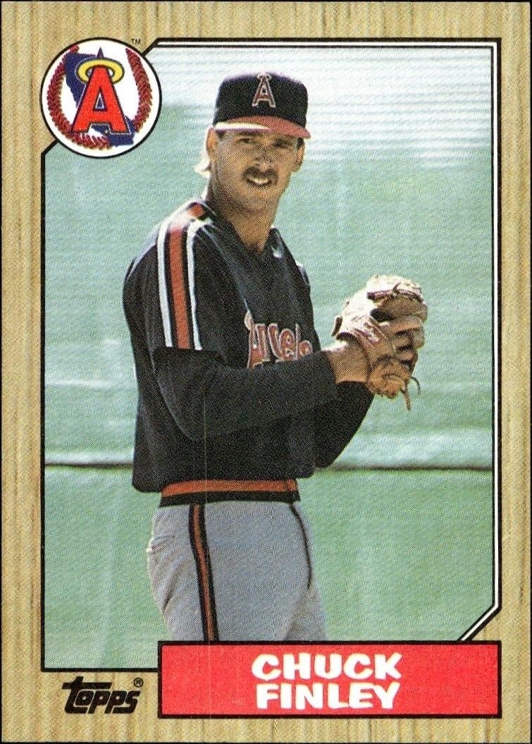 1987 Topps Chuck Finley #446 trading card