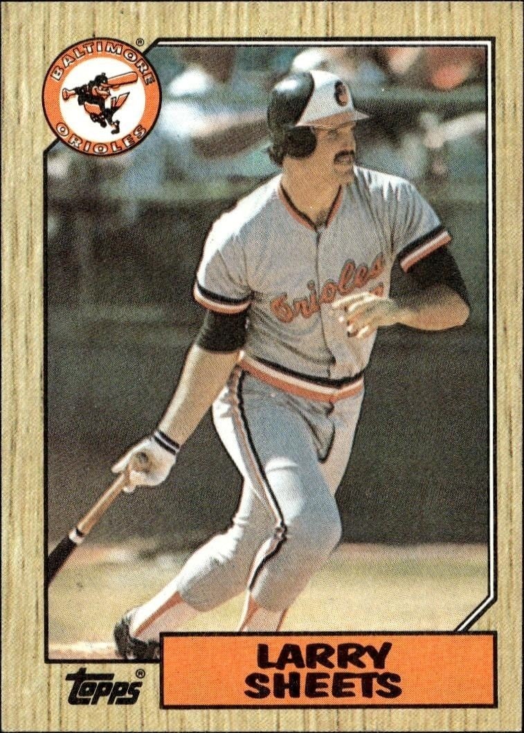 1987 Topps Larry Sheets #552 trading card